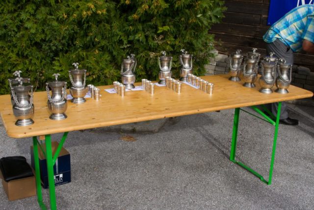 Remise des prix du tir du district de Sierre 2016 à Montana.