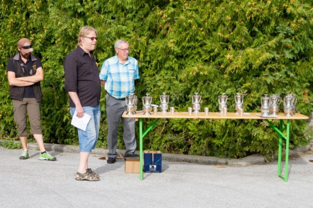 Remise des prix du tir du district de Sierre 2016 à Montana.